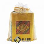 Al Quran Rubu Non Terjemah + Peci Rajut Serut Dewasa Packing Tile Free Tasbih